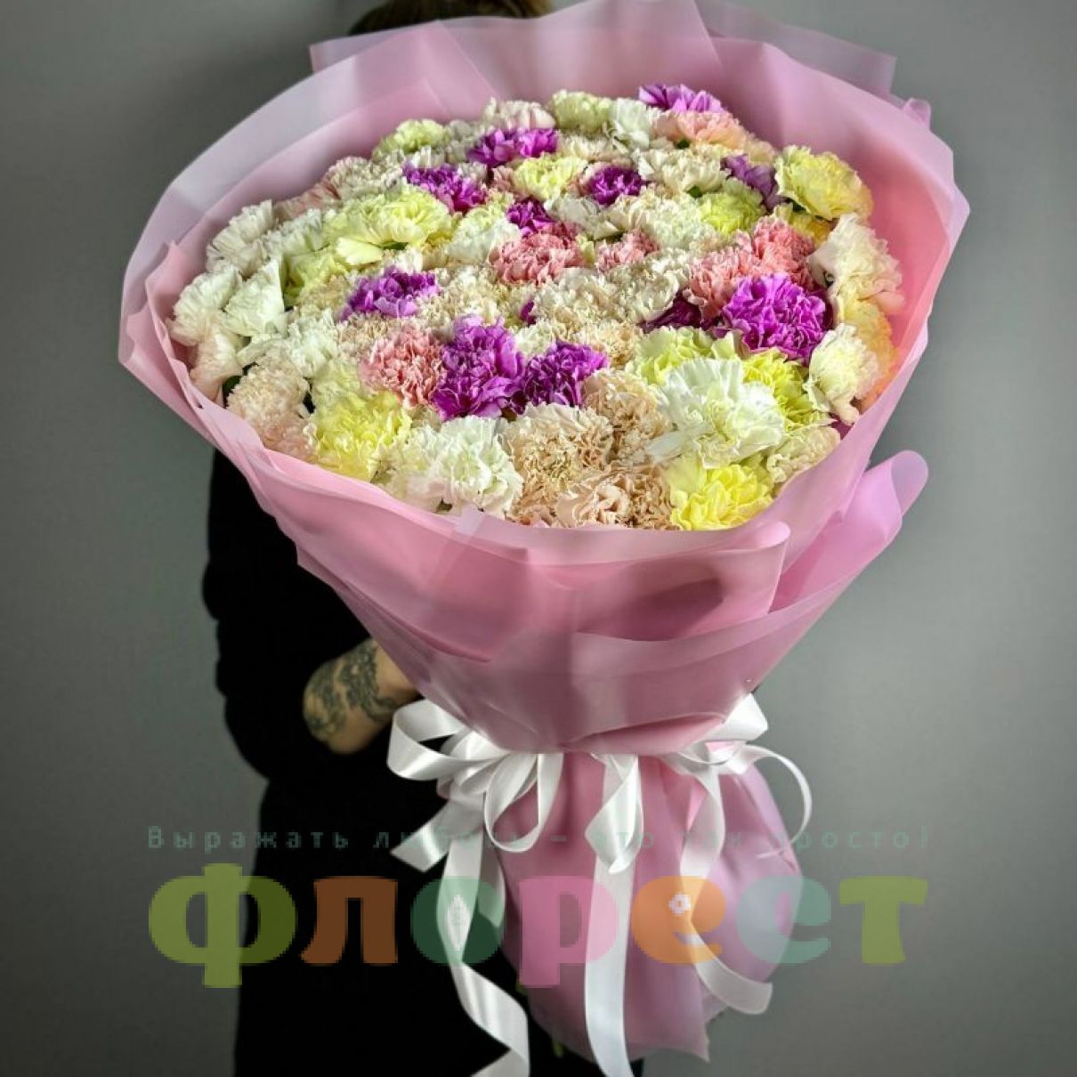 Букет 101 гвоздика