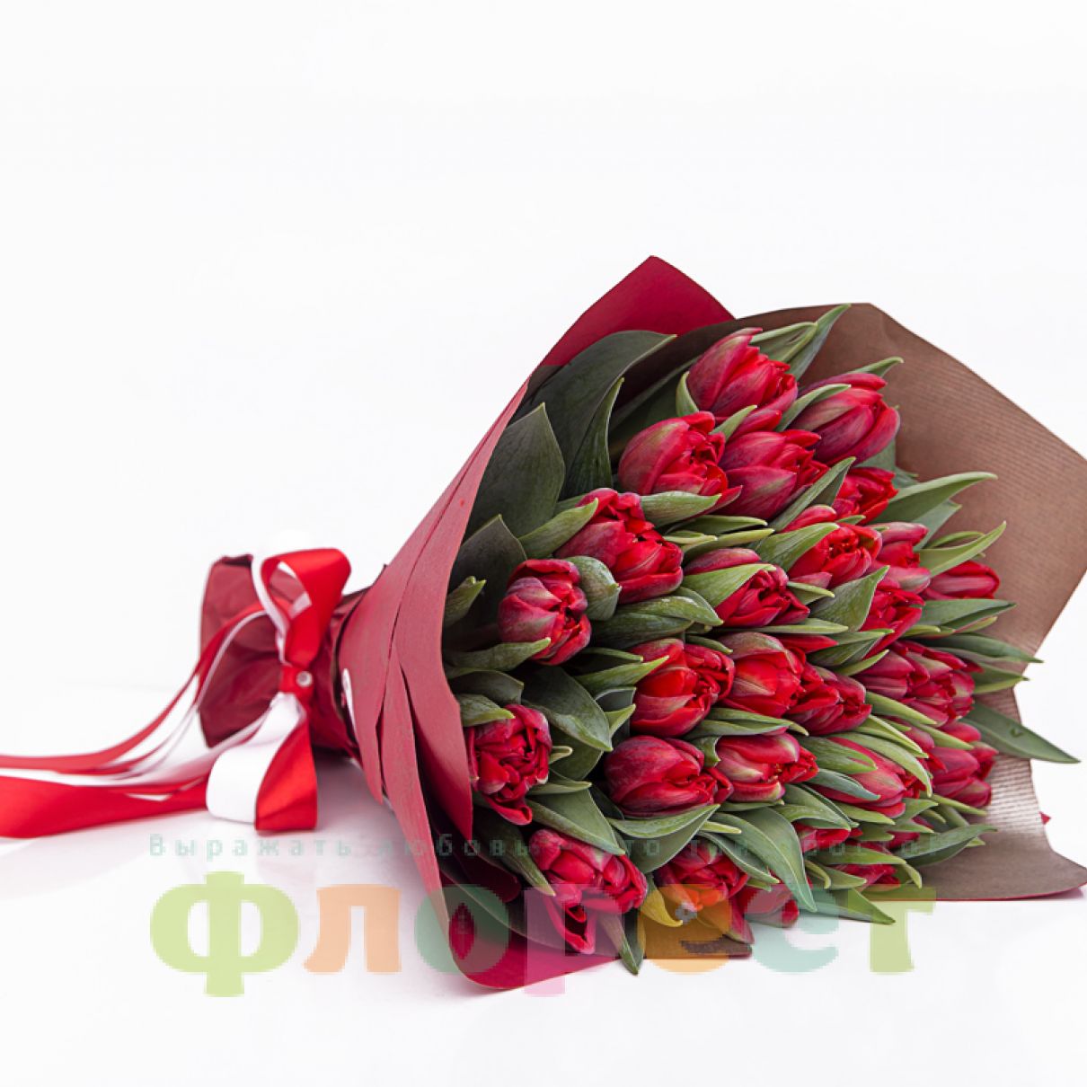 11 красных роз